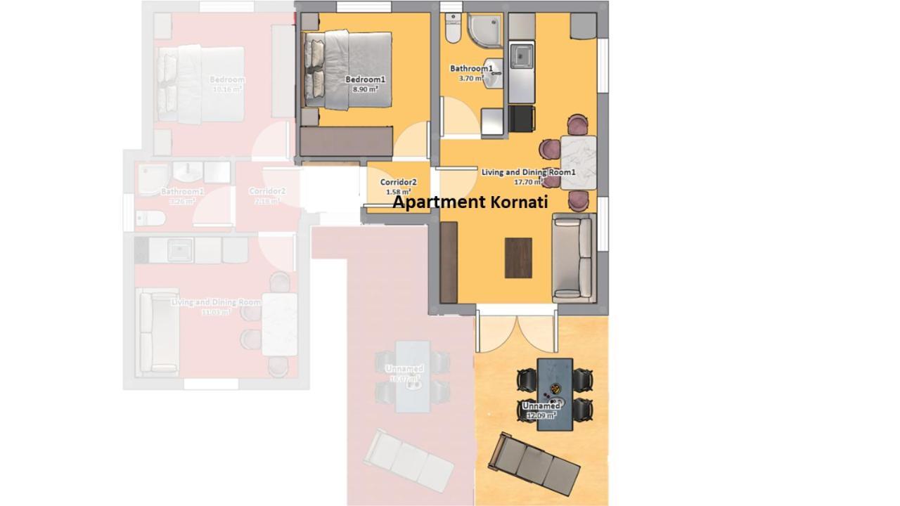 Apartmani Villa Lilliana Tribalj Kültér fotó